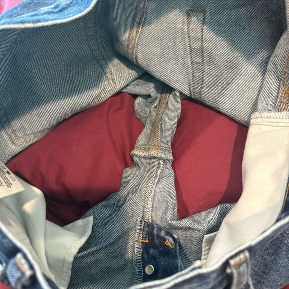 Agolde Parker Vintage Cut Off Denim Button Fly Shorts Size 28 - Picture 5 of 8